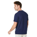 Marineblau - Back - Maine - T-Shirt Y-Ausschnitt für Herren