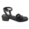 Schwarz - Back - Principles - Damen Sandalen "Fion", Leder