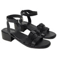 Schwarz - Front - Principles - Damen Sandalen "Fion", Leder