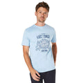 Hellblau - Front - Maine - "East Coast" T-Shirt für Herren