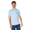 Hellblau - Front - Maine - "Coast To Coast" T-Shirt für Herren