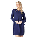 Marineblau - Front - Principles - Shift-Kleid Stichdetail für Damen