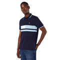 Marineblau - Front - Maine - Poloshirt für Herren