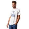 Weiß - Front - Maine - "Sailing Club" T-Shirt für Herren