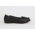 Schwarz - Back - Good For The Sole - Damen Pumps "Layla", gewebter Stoff, Leder