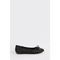 Schwarz - Side - Dorothy Perkins - Damen Ballerinas "Priya", Gesteppt