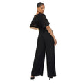 Schwarz - Back - Dorothy Perkins - Jumpsuit Geraffte Taille für Damen