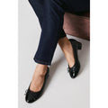 Schwarz - Front - Good For The Sole - Damen Ballerinas "Talia"