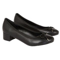 Schwarz - Front - Good For The Sole - Damen Ballerinas "Tara"