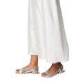 Silber - Side - Dorothy Perkins - Damen Sandalen "Jocelyn", Geflochten, Leder