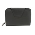 Schwarz - Front - Eastern Counties Leather - "Lois" Brieftasche Unifarben