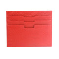 Rot - Front - Eastern Counties Leather - "Della"  Leder Brieftasche  4er-Pack