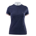 Marineblau - Front - Aubrion - "Arcaster" Bluse für Springreiten für Damen