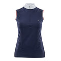 Marineblau - Front - Aubrion - "Arcaster" Bluse für Springreiten für Damen Ärmellos