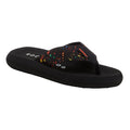 Schwarz - Front - Rocket Dog - Damen Flipflops "Spotlight Splash"