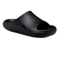 Schwarz - Front - Crocs - Herren-Damen Unisex Badesandale "Mellow"