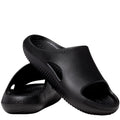 Schwarz - Side - Crocs - Herren-Damen Unisex Badesandale "Mellow"