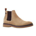 Sandbeige - Front - Base London - Herren Stiefeletten "Hooper", Wildleder