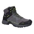 Dunkelgrau-Limone - Front - Hi-Tec - Herren Wanderstiefel "Psych"