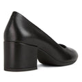 Schwarz - Back - Geox - Damen Pumps "D Eleana A", Nappaleder