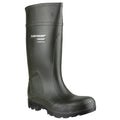 Grün - Pack Shot - Dunlop Damen Purofort C462933 Sicherheitsgummistiefel - Gummistiefel