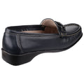 Marineblau - Side - Cotswold Barrington Damen Schuhe - Loafer - Mokassins