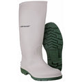 Weiß-Grün - Pack Shot - Dunlop Damen Pricemastor 380BV Gummistiefel