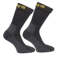 Schwarz - Back - Caterpillar Herren Arbeitssocken - Socken, 2 Paar