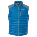 Blau - Front - Herren C1320012 Puffer-Stil Weste von Catepillar mit einem vorderen Reißverschluss und Reißverschlusstasche C1320012