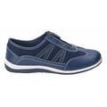 Marineblau - Back - Fleet & Foster Damen Komfort-Sneaker Mombassa