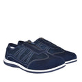 Marineblau - Side - Fleet & Foster Damen Komfort-Sneaker Mombassa