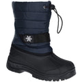 Marineblau - Front - Cotswold Kinder Icicle Schneestiefel - Winterstiefel