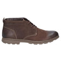 Braun - Side - Hush Puppies Herren Nubukleder-Schnürboots Tyson Chukka