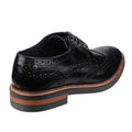 Schwarz - Lifestyle - Base London - Herren Halbschuhe "Woburn", Leder