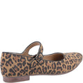 Braun-Schwarz - Side - Hush Puppies - Damen Riemchenschuhe "Melissa", Leopard, Wildleder