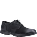 Schwarz - Front - Hush Puppies - Herren Schuhe "Trevor", Nubukleder