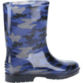 Marineblau - Side - Cotswold - Kinder Gummistiefel, PVC