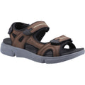 Braun - Front - Hush Puppies - Herren Sandalen "Castro"