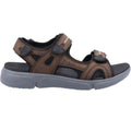 Braun - Back - Hush Puppies - Herren Sandalen "Castro"