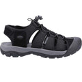 Schwarz - Back - Hush Puppies - Herren Sandalen "Peru"