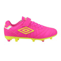 Leuchtend Pink - Side - Umbro - Kinder Fußball-Stiefel "Speciali Liga", Fest