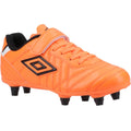 Orange - Front - Umbro - Kinder Fußball-Stiefel "Speciali Liga", Fest