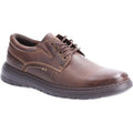 Braun - Front - Hush Puppies - Herren Freizeitschuhe "Triton", Leder