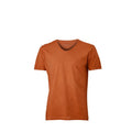 Terraorange - Front - James and Nicholson Herren Gipsy-T-Shirt