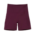 Pflaume - Front - Girlfriend Collective - Laufshorts für Damen