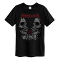 Schwarz - Front - Amplified - "Birth School Metallica" T-Shirt für Herren-Damen Unisex