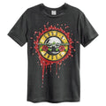 Holzkohle - Front - Amplified - "Bloody Bullet" T-Shirt für Herren-Damen Unisex