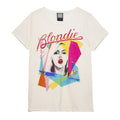 Altweiß - Front - Amplified - "Blondie Ahoy 80s" T-Shirt für Damen