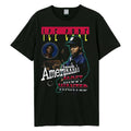 Schwarz - Front - Amplified - "Amerikkka´s Most Wanted" T-Shirt für Herren-Damen Unisex