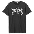 Schwarz - Front - Amplified - T-Shirt Logo für Herren-Damen Unisex